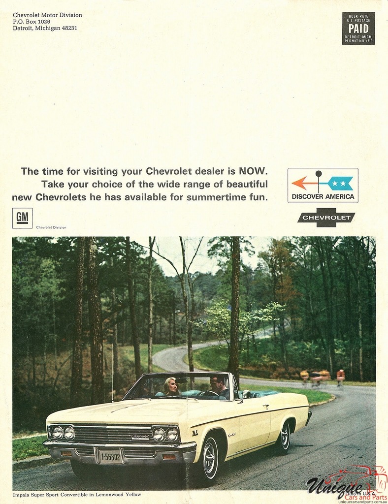 1966 Chevrolet Mailer Number 3 Page 3
